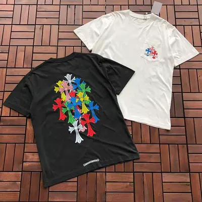 ￥~109 CH🔥OM🔥 HE🔥RTS T-SHIRT 55022609 (im 185CM 80KG iwear size S in the photo)