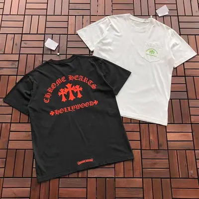 ￥~109 CH🔥OM🔥 HE🔥RTS T-SHIRT 55022604 (im 185CM 80KG iwear size S in the photo)
