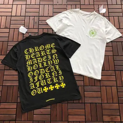 ￥~109 CH🔥OM🔥 HE🔥RTS T-SHIRT 55022601 (im 185CM 80KG iwear size S in the photo)