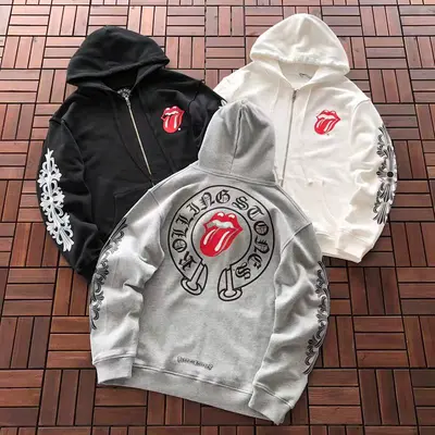 ￥~229 CH🔥OM🔥 HE🔥RTS HOODIE FLEECE 55022775 (im 180CM 68KG iwear size L in the photo)
