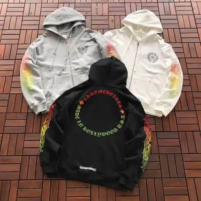 ￥~229 CH🔥OM🔥 HE🔥RTS HOODIE FLEECE 55022752 (im 180CM 68KG iwear size L in the photo)