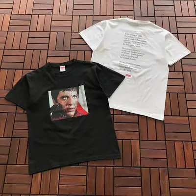 ￥~95 S🔥P🔥E🔥E & SCARFACE SHOWER T-SHIRT 55022730 (im 176CM 58KG iwear size M in the photo)