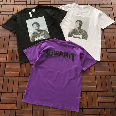 ￥~95 S🔥P🔥E🔥E & THRASHER T-SHIRT 55022755 (im 176CM 58KG iwear size M in the photo)