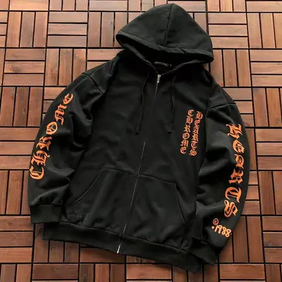 ￥~139 CH🔥OM🔥 HE🔥RTS HOODIE 77022711 (im 185CM 80KG iwear size M in the photo)