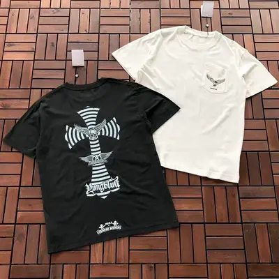 ￥~109 CH🔥OM🔥 HE🔥RTS T-SHIRT 55022717 (im 185CM 80KG iwear size S in the photo)