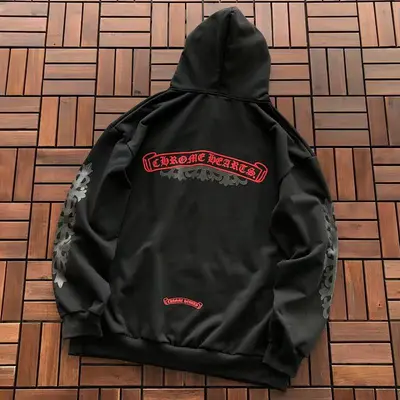 ￥~139 CH🔥OM🔥 HE🔥RTS HOODIE 77022704 (im 185CM 80KG iwear size L in the photo)