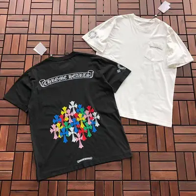 ￥~109 CH🔥OM🔥 HE🔥RTS T-SHIRT 55022707 (im 185CM 80KG iwear size S in the photo)