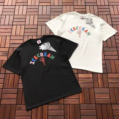 ￥~99 ICECREAM T-SHIRT 55022840 (im 185CM 80KG iwear size M in the photo)