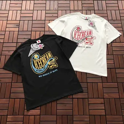 ￥~99 ICECREAM T-SHIRT 55022837 (im 185CM 80KG iwear size M in the photo)