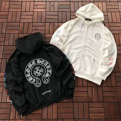 ￥~139 CH🔥OM🔥 HE🔥RTS HOODIE 77022807 (im 185CM 80KG iwear size M in the photo)