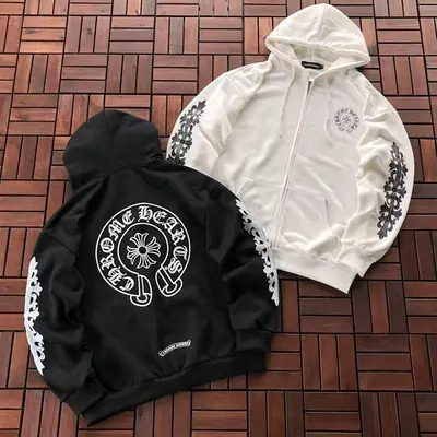 ￥~139 CH🔥OM🔥 HE🔥RTS HOODIE 77022806 (im 185CM 80KG iwear size M in the photo)