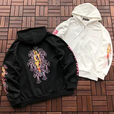 ￥~139 CH🔥OM🔥 HE🔥RTS HOODIE 77022805 (im 185CM 80KG iwear size XL in the photo)