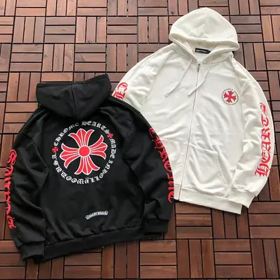 ￥~139 CH🔥OM🔥 HE🔥RTS HOODIE 77022804 (im 185CM 80KG iwear size M in the photo)