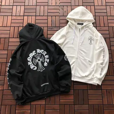 ￥~139 CH🔥OM🔥 HE🔥RTS HOODIE 77022816 (im 185CM 80KG iwear size M in the photo)