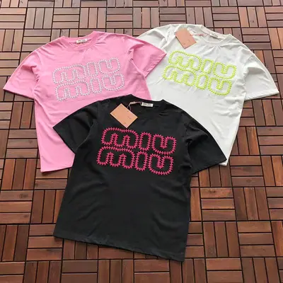 ¥~119 M🔥U M🔥U T-SHIRT 77030103 (im 185CM 70KG iwear size L in the photo)