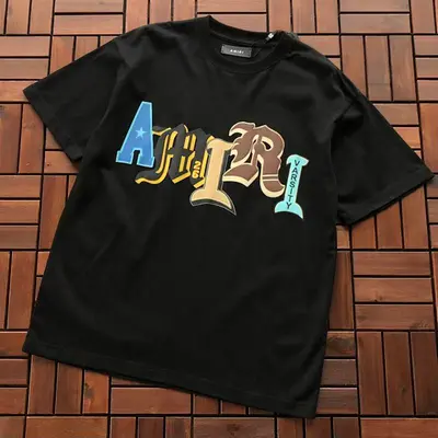 ¥~99 AMIRI T-SHIRT 55030221 (im 176CM 58KG iwear size M in the photo)