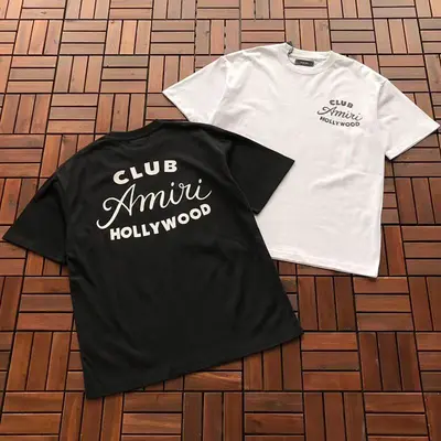 ¥~99 AMIRI T-SHIRT 55030223 (im 176CM 58KG iwear size L in the photo)