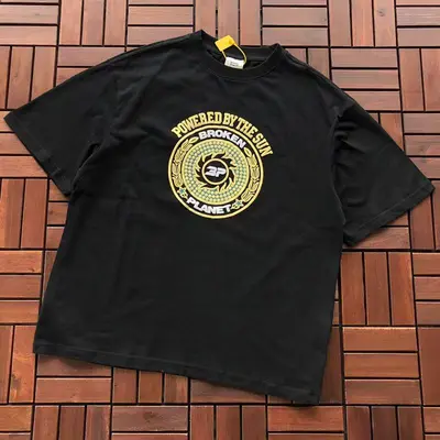 ¥~95 BROKEN PLANET T-SHIRT 55030219 (im 176CM 58KG iwear size S in the photo)