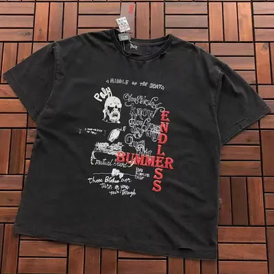 ¥~99 VINTAGE T-SHIRT 77030403 (im 176CM 58KG iwear size M in the photo)
