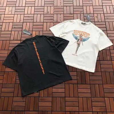 Black¥~99 White¥~89 REPRESENT T-SHIRT 77030210 (im 176CM 58KG iwear size M in the photo)