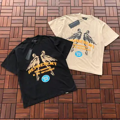 ¥~115 REPRESENT T-SHIRT 66030450 (im 176CM 58KG iwear size M in the photo)