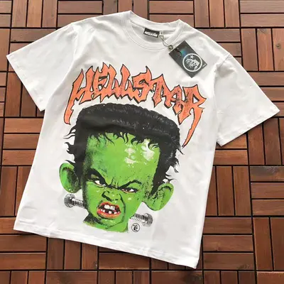 ¥~109 HELLSTAR T-SHIRT 66030453 (im 176CM 58KG iwear size M in the photo)