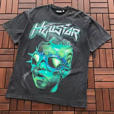 ¥~115 HELLSTAR T-SHIRT 66030482 (im 176CM 58KG iwear size M in the photo)