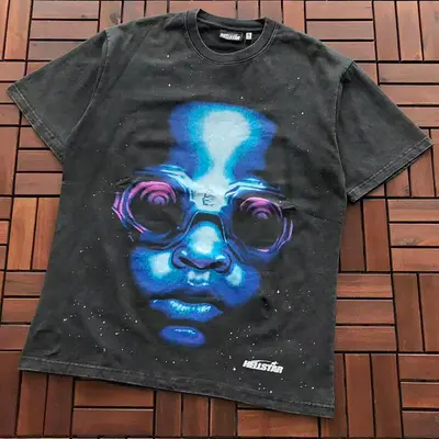 ¥~115 HELLSTAR T-SHIRT 66030481 (im 176CM 58KG iwear size L in the photo)