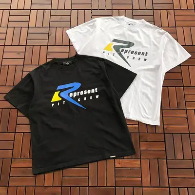 ￥~115 REPRESENT T-SHIRT 66030471 (im 176CM 58KG iwear size M in the photo)