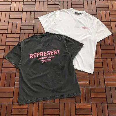 ￥~115 REPRESENT T-SHIRT 66030470 (im 176CM 58KG iwear size M in the photo)