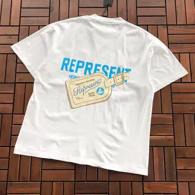 ￥~115 REPRESENT T-SHIRT 66030468 (im 176CM 58KG iwear size M in the photo)