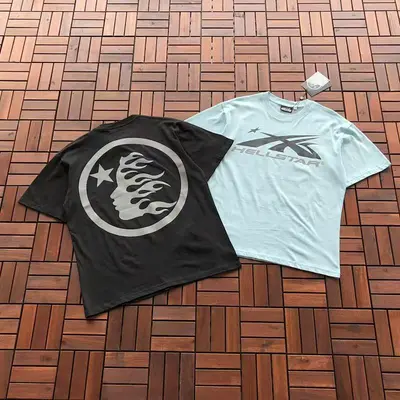 ￥~109 HELLSTAR T-SHIRT 66030454 (im 176CM 58KG iwear size M in the photo)