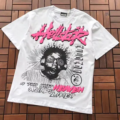 ￥~109 HELLSTAR T-SHIRT 66030442 (im 176CM 58KG iwear size M in the photo)