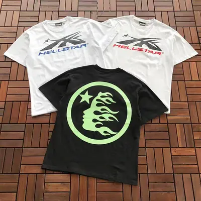￥~109 HELLSTAR T-SHIRT 66030463 (im 176CM 58KG iwear size M in the photo)