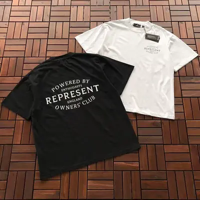 ￥~115 REPRESENT T-SHIRT 66030438 (im 176CM 58KG iwear size M in the photo)