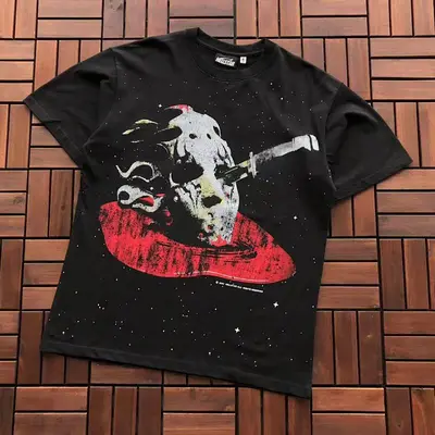 ¥~109 HELLSTAR T-SHIRT 66030415 (im 176CM 58KG iwear size M in the photo)