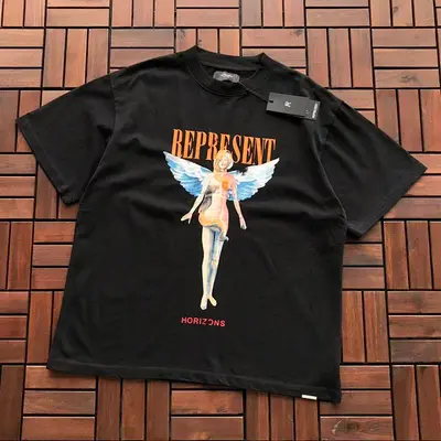 ¥~115 REPRESENT T-SHIRT 66030404 (im 176CM 58KG iwear size M in the photo)