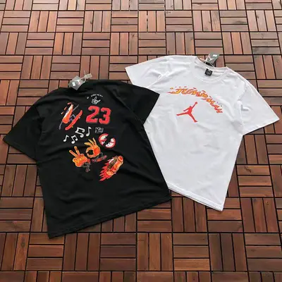 ¥~75 AIR J🔥RD🔥N T-SHIRT 77030528 (im 185CM 70KG iwear size L in the photo)