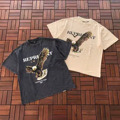 ￥~115 REPRESENT T-SHIRT 66030548 (im 185CM 70KG iwear size M in the photo)