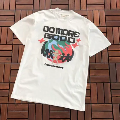 ￥~79 BROKEN PLANET T-SHIRT 77030718 (im 185CM 70KG iwear size M in the photo)