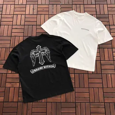 ¥~179 CH🔥OM🔥 HE🔥RTS T-SHIRT 66031106 (im 185CM 80KG iwear size M in the photo)