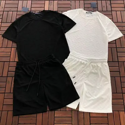 TOP ￥~95 PANTS ￥~ 99 L🔥T-SHIRT SHORTS 55031425 (im 180CM 68KG iwear size L in the photo)