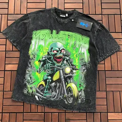 ¥ ~ 95 HELLSTAR T-SHIRT 77031800 (im 185CM 80KG iwear size XL in the photo)