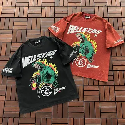 ¥~86 HELLSTAR T-SHIRT 77031744 (im 185CM 80KG iwear size M in the photo)