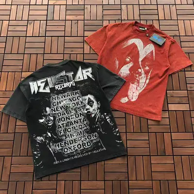 ¥~ 86 HELLSTAR T-SHIRT 77031801 (im 185CM 80KG iwear size M in the photo)