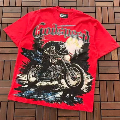 ¥~86 GODSPEED T-SHIRT 77031748 (im 185CM 80KG iwear size L in the photo)