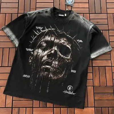 ¥~95 HELLSTAR T-SHIRT 77031755 (im 185CM 80KG iwear size XL in the photo)