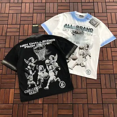 ¥~86 HELLSTAR T-SHIRT 77031725 (im 185CM 80KG iwear size M in the photo)