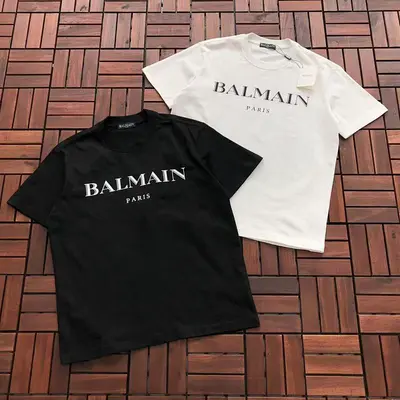 ￥~85 BALMAIN T-SHIRT 77031654 (im 176CM 58KG iwear size M in the photo)