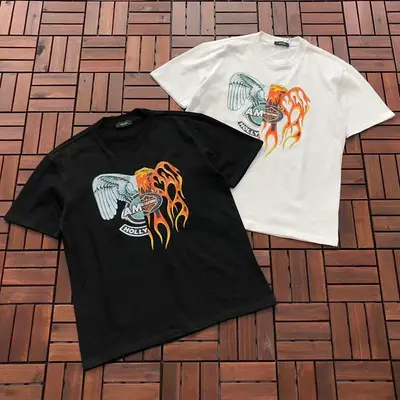 ￥~85 AMIRI T-SHIRT 77031697 (im 176CM 58KG iwear size M in the photo)